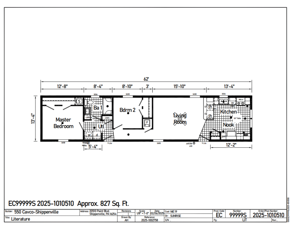 We 19 floorplan