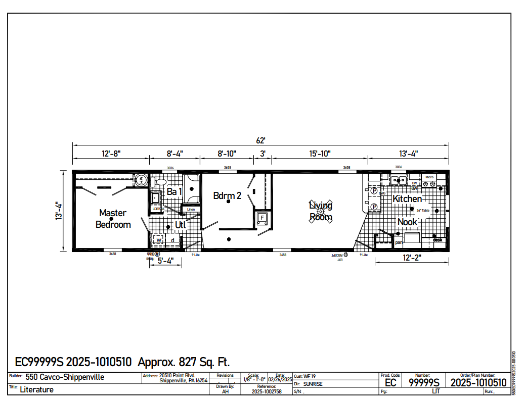 We 19 floorplan